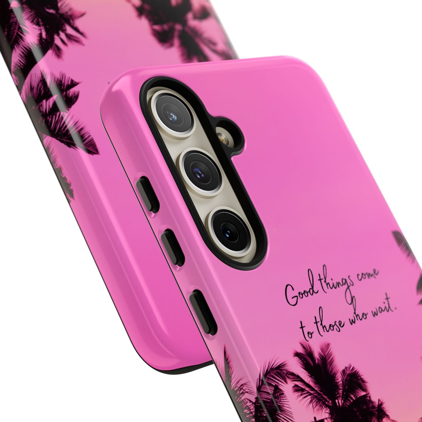 Sunset Serenity: Good things come to those who wait - Phone Case for iPhone, Samsung Galaxy and Google Pixel