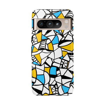 Abstract Graffiti: Tough Cases for iPhone, Galaxy and Pixel devices