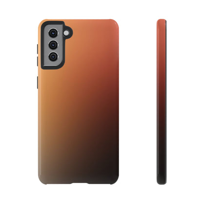 Midnight Peach: Luxury Phone Case for Samsung Galaxy Phones