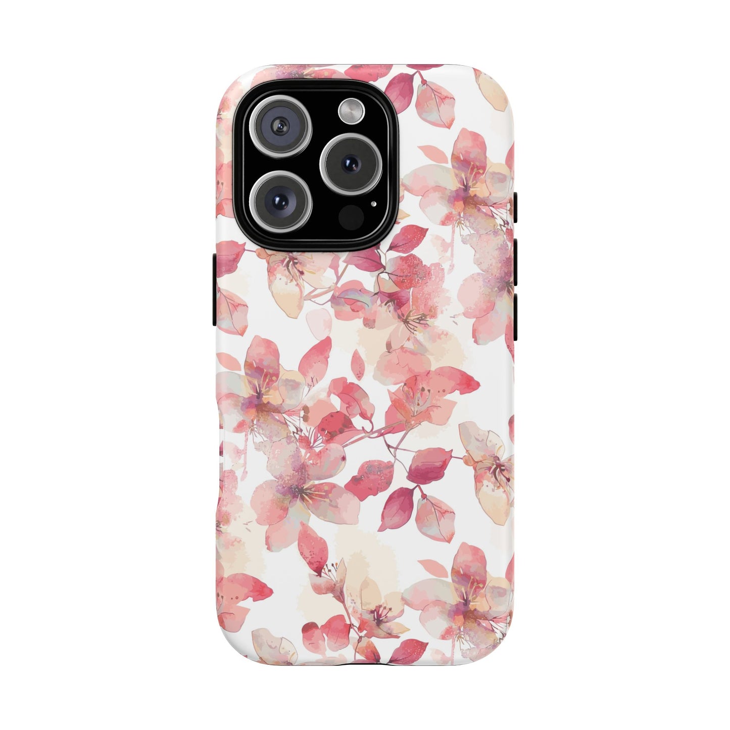 Watercolor Flowers: Tough Case for iPhone, Samsung Galaxy and Google Pixel devices