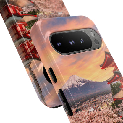 Mt. Fuji Sakura Dreams Phone Case for iPhone, Samsung Galaxy and Google Pixel devices