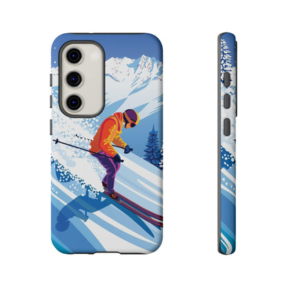 Glacier Rush: Ice Ski inspired phone case for iPhone, Samsung Galaxy and Google  Pixel devices
