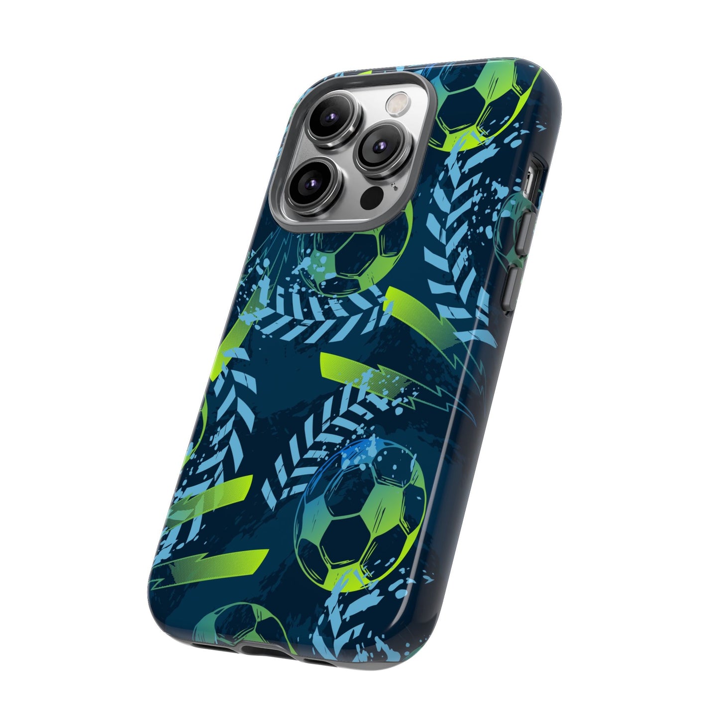 Football Grunge: Sporty Phone Case for iPhone, Samsung Galaxy and Google Pixel