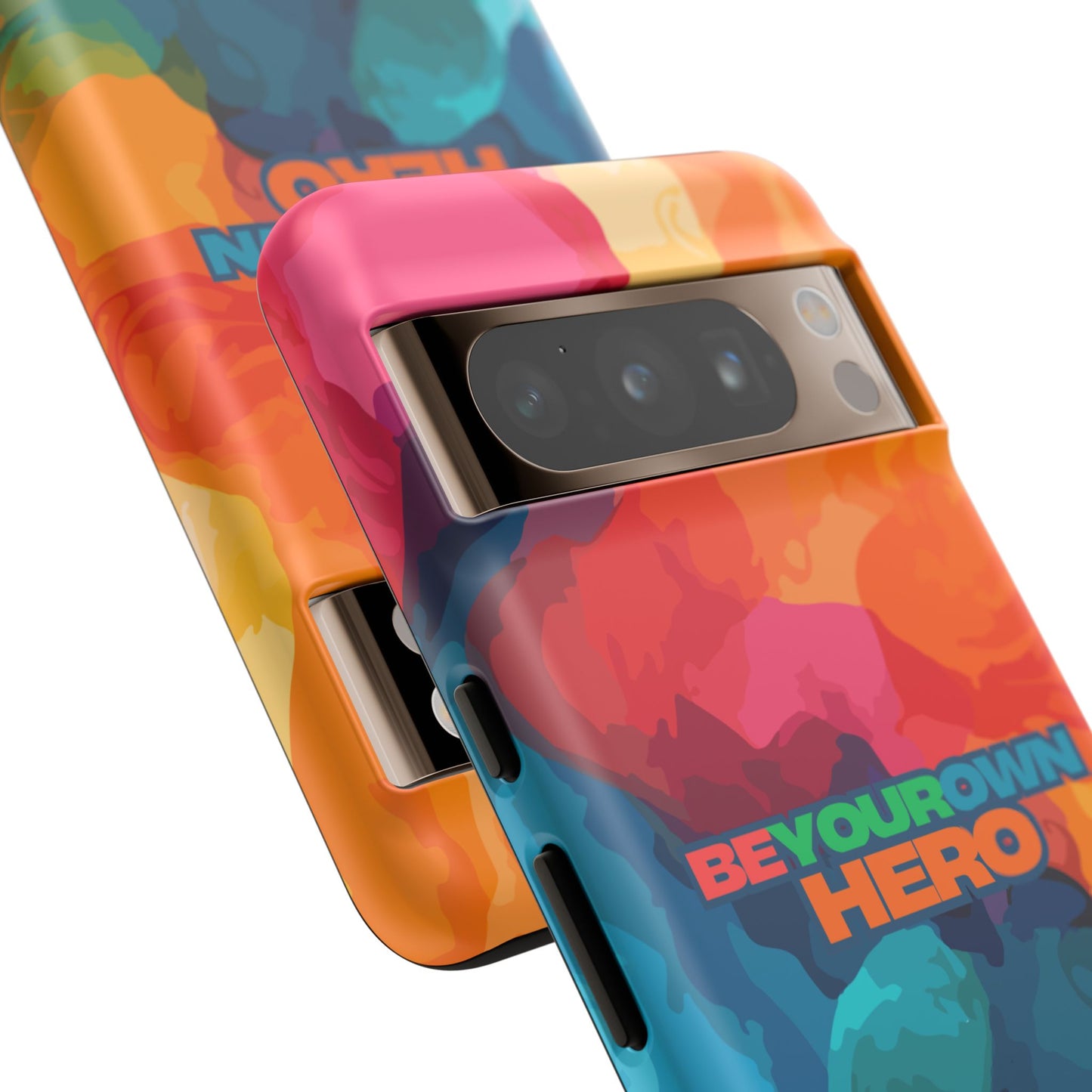 Be Your Own Hero: Inspiring Quote Phone Case for iPhone, Samsung Galaxy and Google Pixel