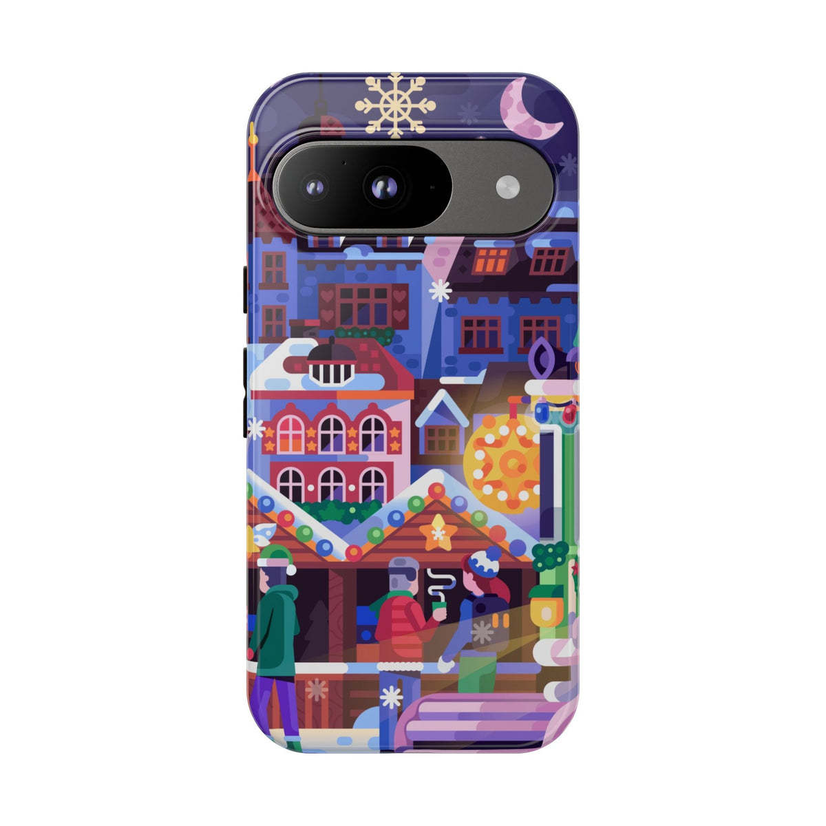 Christmas Fair in Old Town: Holiday-Themed case for iPhone, Samsung Galaxy and Google Pixel