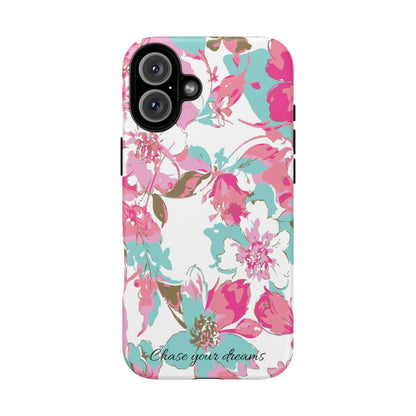 Chase your dreams: Artistic and elegant phone case for Apple iPhone, Samsung Galaxy and Pixel devices