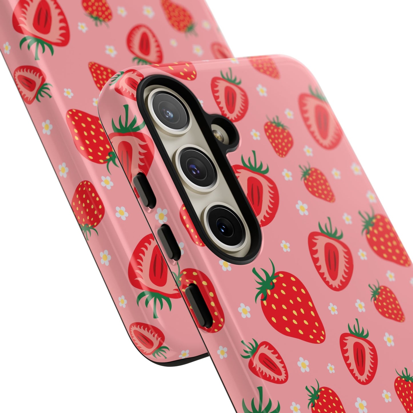 Berry Strawberry: Fruit-inspired phone case for iPhone, Samsung Galaxy and Google Pixel devices
