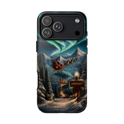 Santa Claus North Pole Adventure: Christmas Themed Phone Case for iPhone, Samsung Galaxy and Google Pixel devices