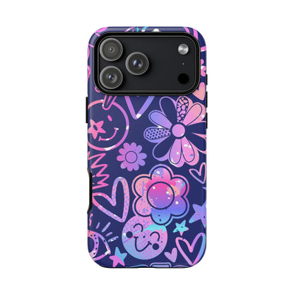 Live Inspired: Purple Tough Case for iPhone, Samsung Galaxy and Google Pixel devices