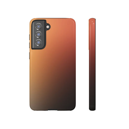 Midnight Peach: Luxury Phone Case for Samsung Galaxy Phones