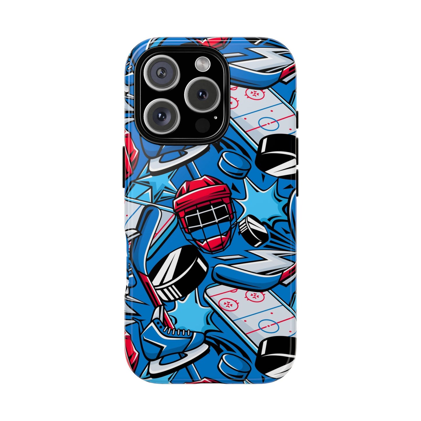 Ice Hockey PowerPlay: Sports-Inspired Phone Case for iPhone, Samsung Galaxy and Google Pixel devices