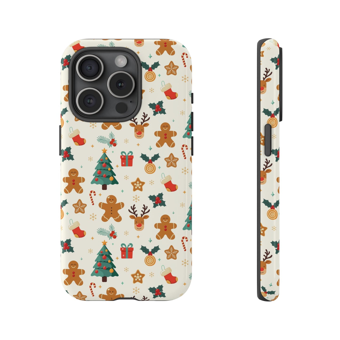 Gingerbread Holidays: Xmas-themed phone case for iPhone, Samsung and Google Pixel