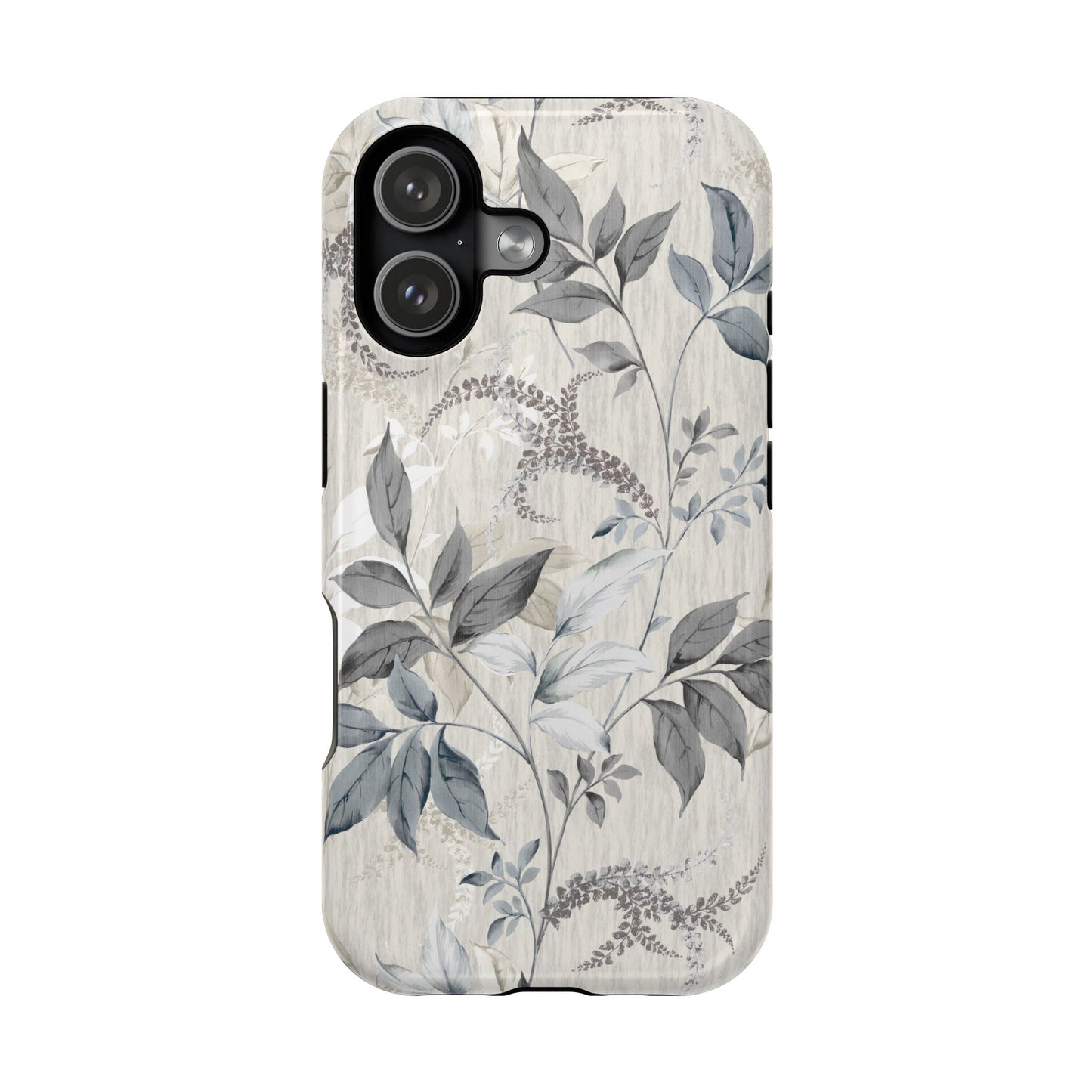 Luxury Leaves (MagSafe version): Artistic case for iPhone, Samsung Galaxy and Google Pixel