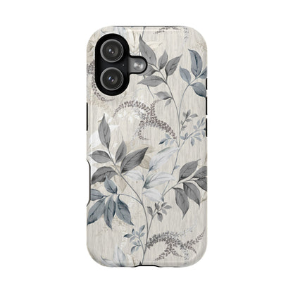 Luxury Leaves (MagSafe version): Artistic case for iPhone, Samsung Galaxy and Google Pixel