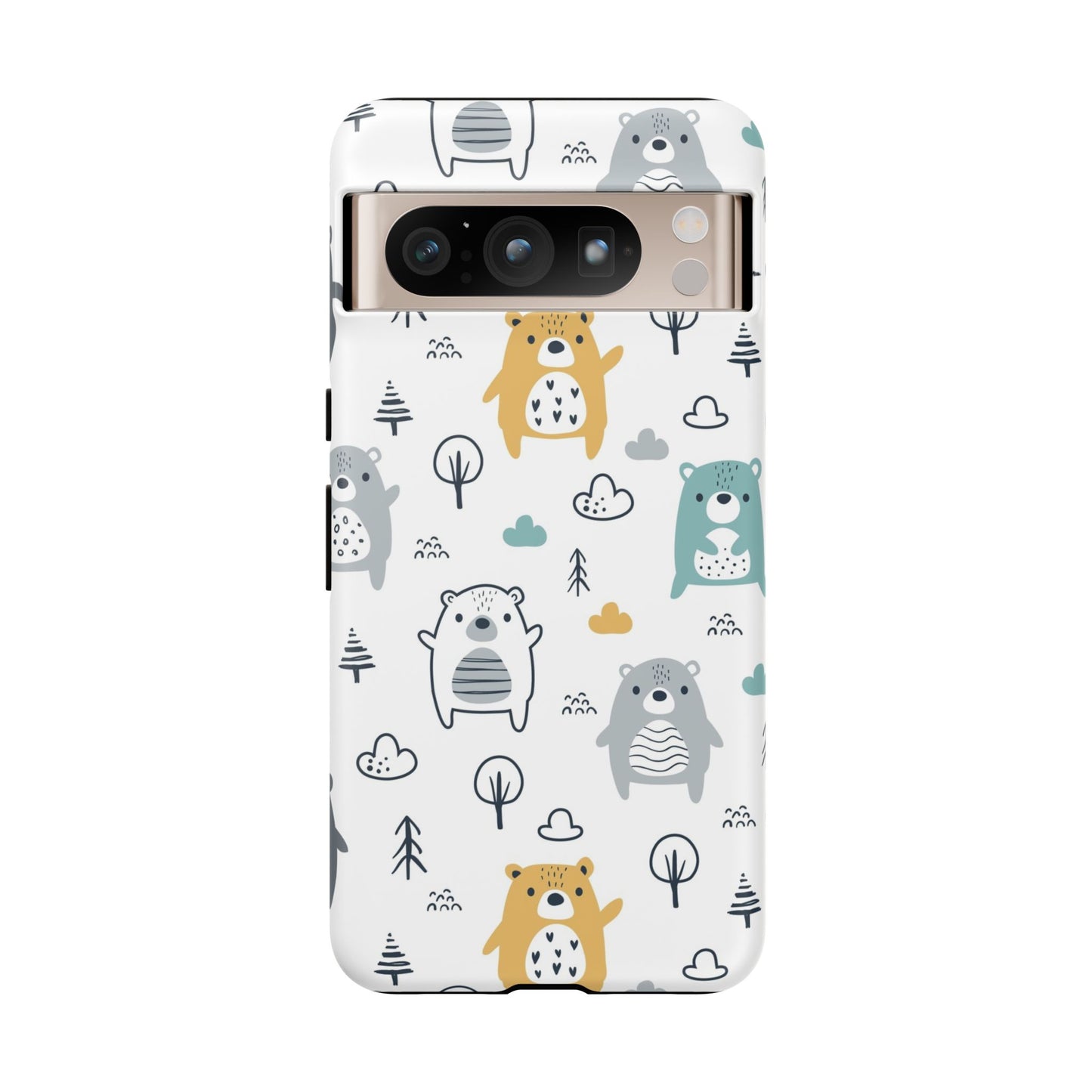 Bear Friends: Cute Phone Case for iPhone, Samsung Galaxy and Google Pixel devices