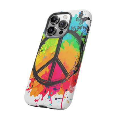 Peace Bloom: Inspiring Phone Case for iPhone and Samsung Galaxy