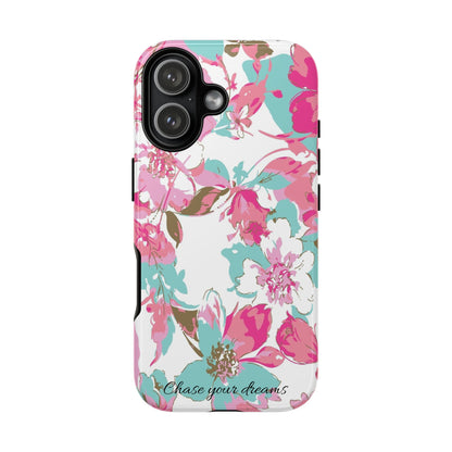 Chase your dreams: Artistic and elegant phone case for Apple iPhone, Samsung Galaxy and Pixel devices