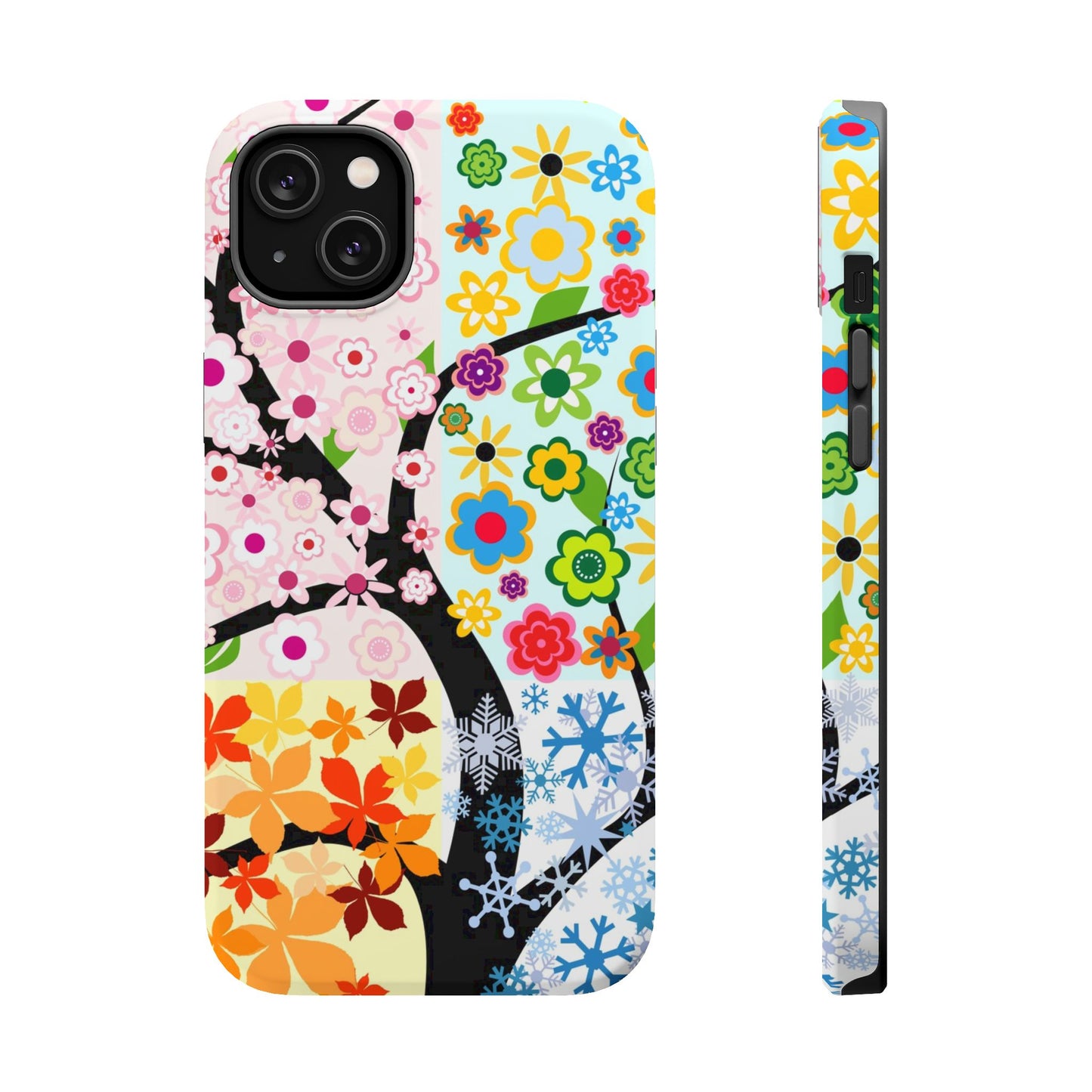 Four Seasons (MagSafe version): Fall, Winter, Spring and Summer inspired phone case for iPhone