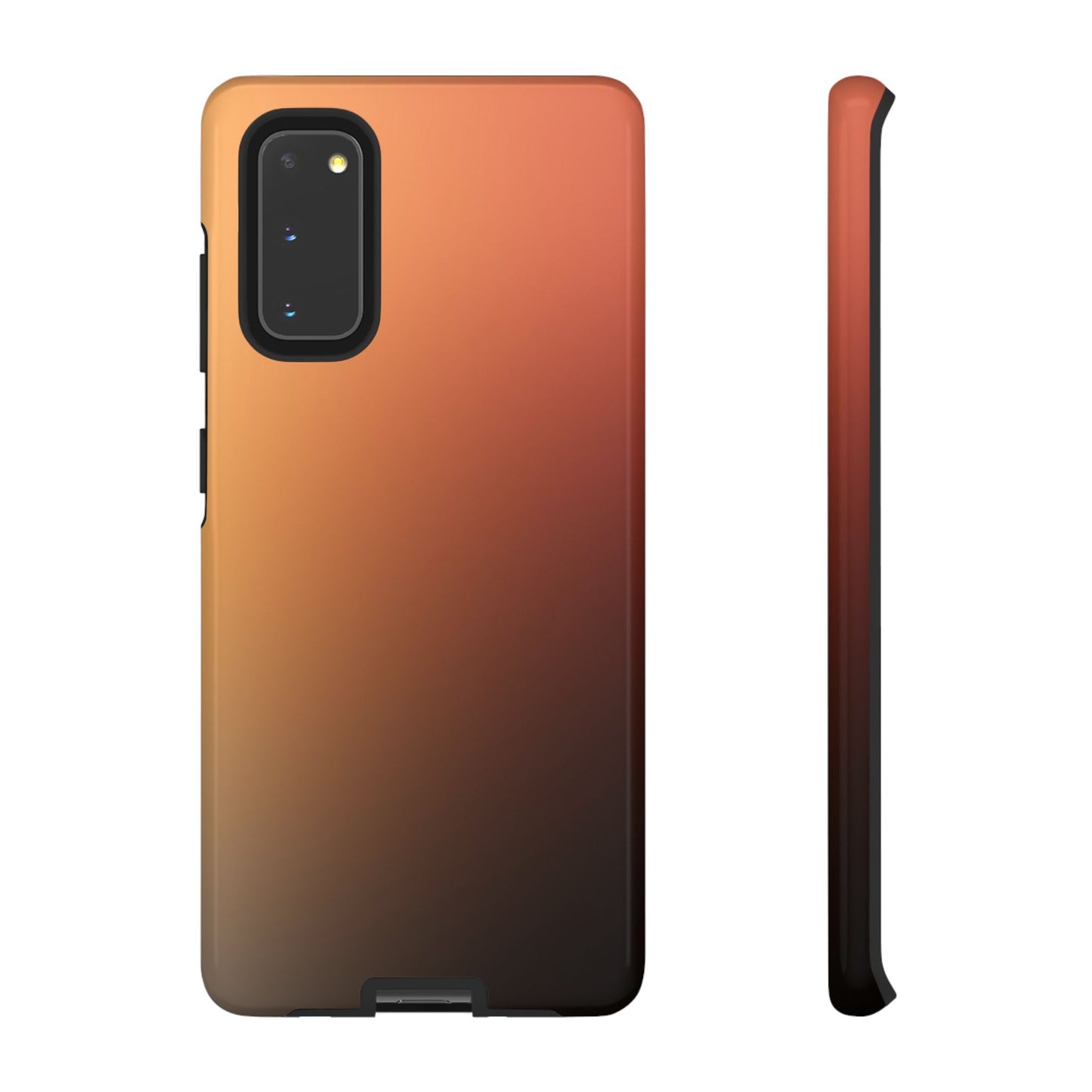 Midnight Peach: Luxury Phone Case for Samsung Galaxy Phones