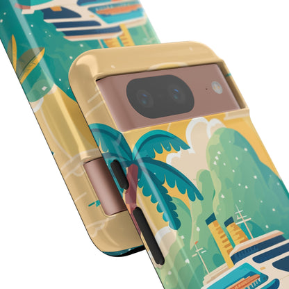 A ship is safe in the harbor but that is not what ships are built for: Beautiful case for iPhone, Galaxy and Pixel devices