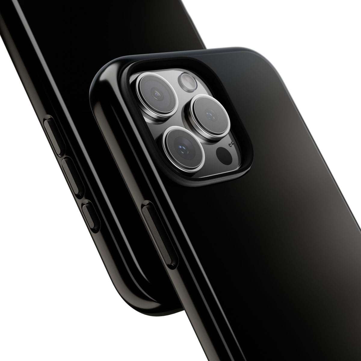 Space Black: Pure black phone case for iPhone, Samsung Galaxy and Google Pixel devices
