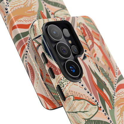 Terracotta Leaves Phone Case: Nature‑Inspired Art for iPhone, Samsung Galaxy and Google Pixel devices
