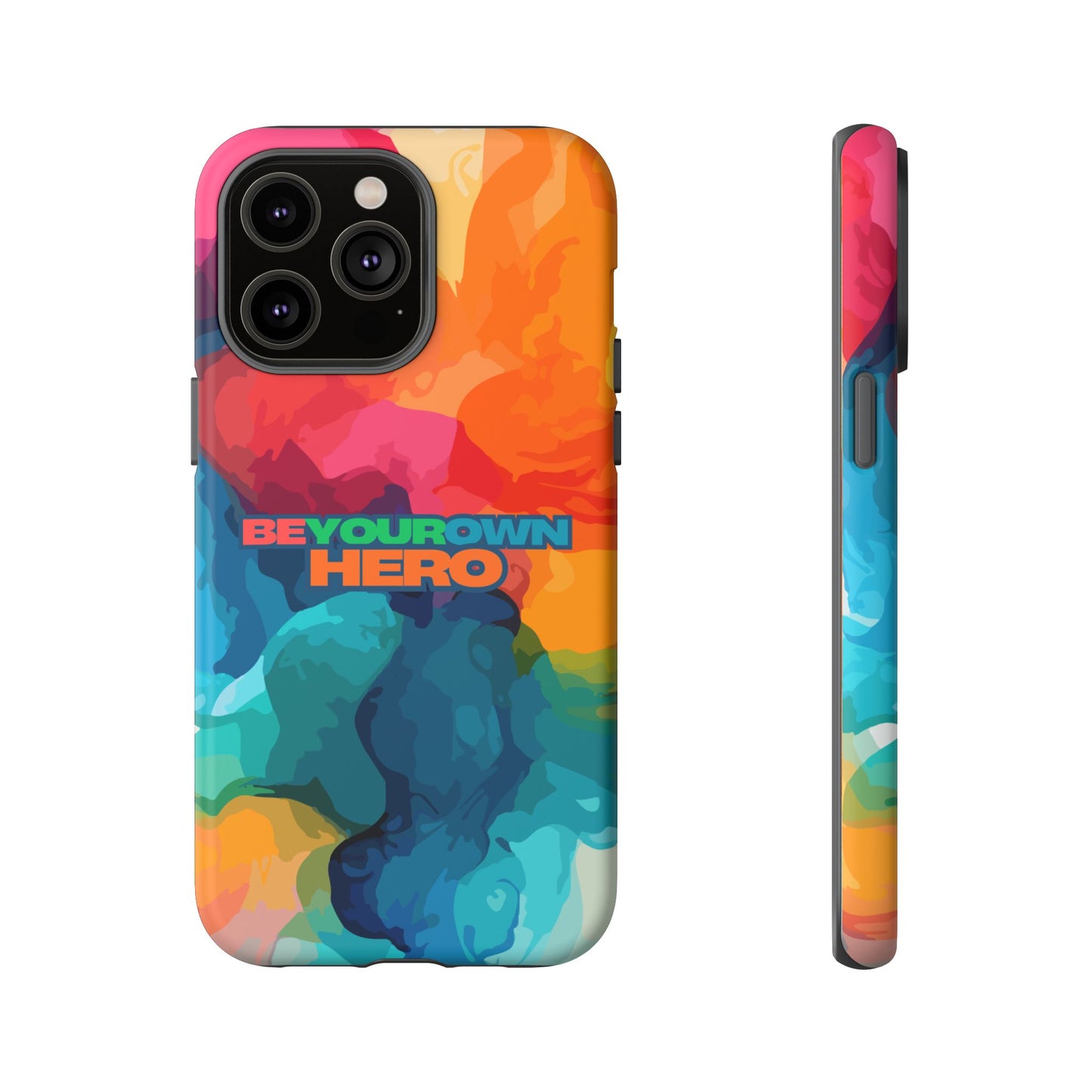 Be Your Own Hero: Inspiring Quote Phone Case for iPhone, Samsung Galaxy and Google Pixel