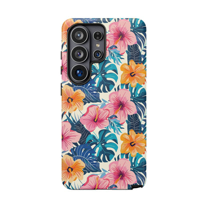 Hibiscus Bloom: Cute Floral Phone Case for iPhone, Samsung and Google Pixel