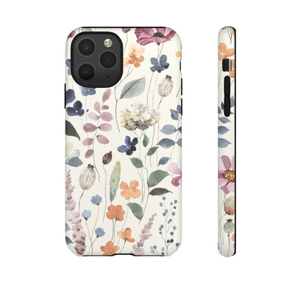 Floral Prints Phone Case for iPhone, Samsung Galaxy and Pixel devices