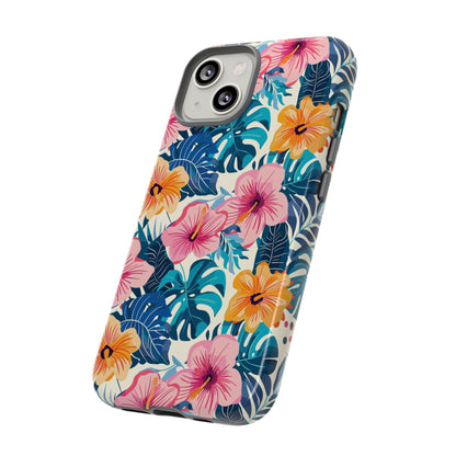 Hibiscus Bloom: Cute Floral Phone Case for iPhone, Samsung and Google Pixel