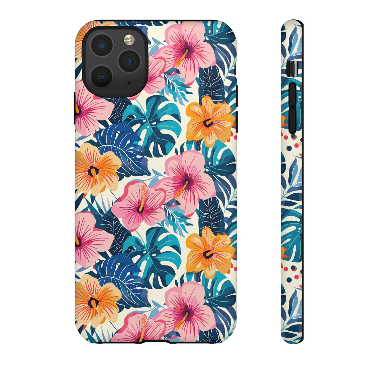 Hibiscus Bloom: Cute Floral Phone Case for iPhone, Samsung and Google Pixel