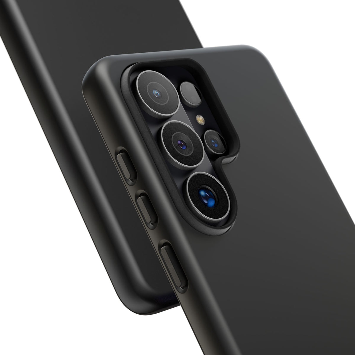 Space Black: Pure black phone case for iPhone, Samsung Galaxy and Google Pixel devices