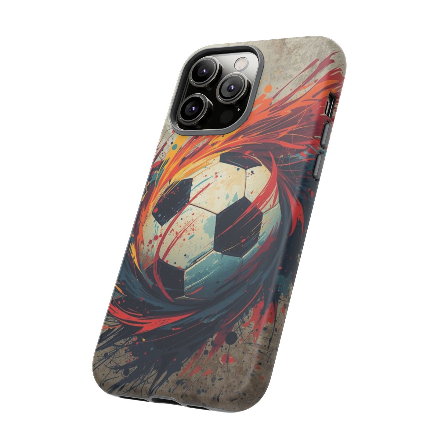 Football Swirl: Phone Case for iPhone, Samsung Galaxy and Google Pixel devices