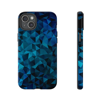 Blue Diamonds: Phone Case with Elegant Prints for iPhone, Samsung Galaxy and Google Pixel devices
