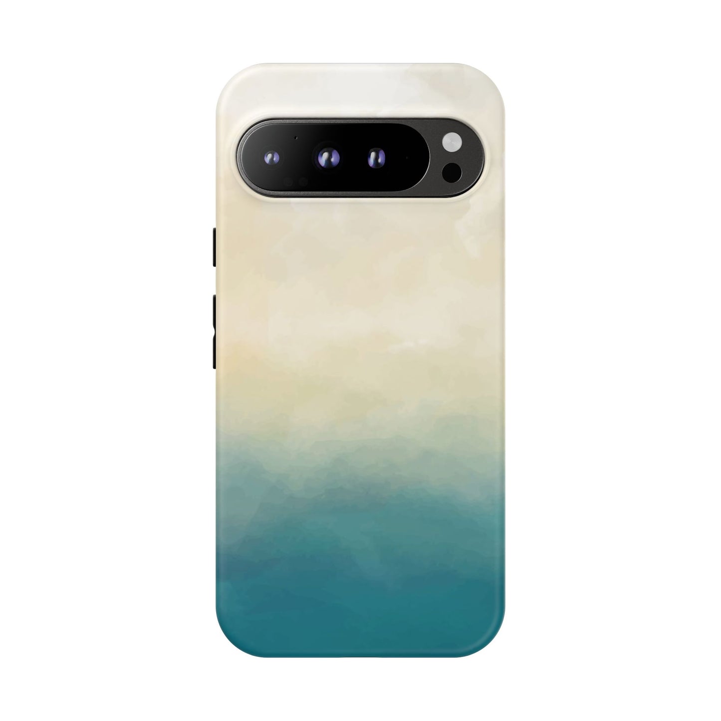 海と砂のグラデーションケース：iPhone、Galaxy、Google Pixelデバイス用ビーチ風スマホケース