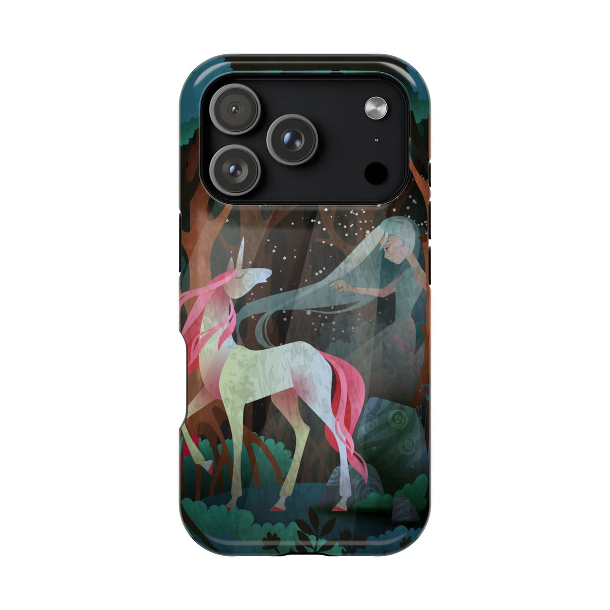 Fairy & Unicorn: Enchanted MagSafe Phone Case for iPhone