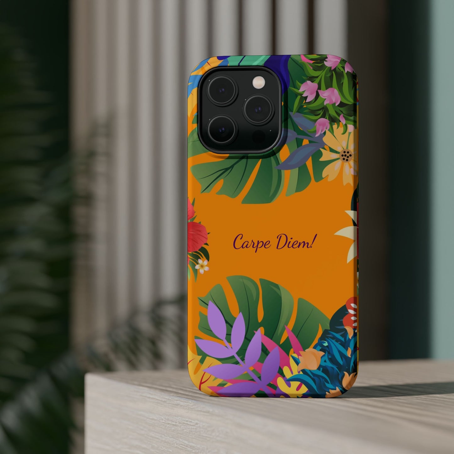 Carpe Diem: Colorful MagSafe Phone Case for iPhone