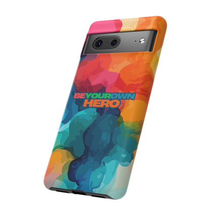 Be Your Own Hero: Inspiring Quote Phone Case for iPhone, Samsung Galaxy and Google Pixel