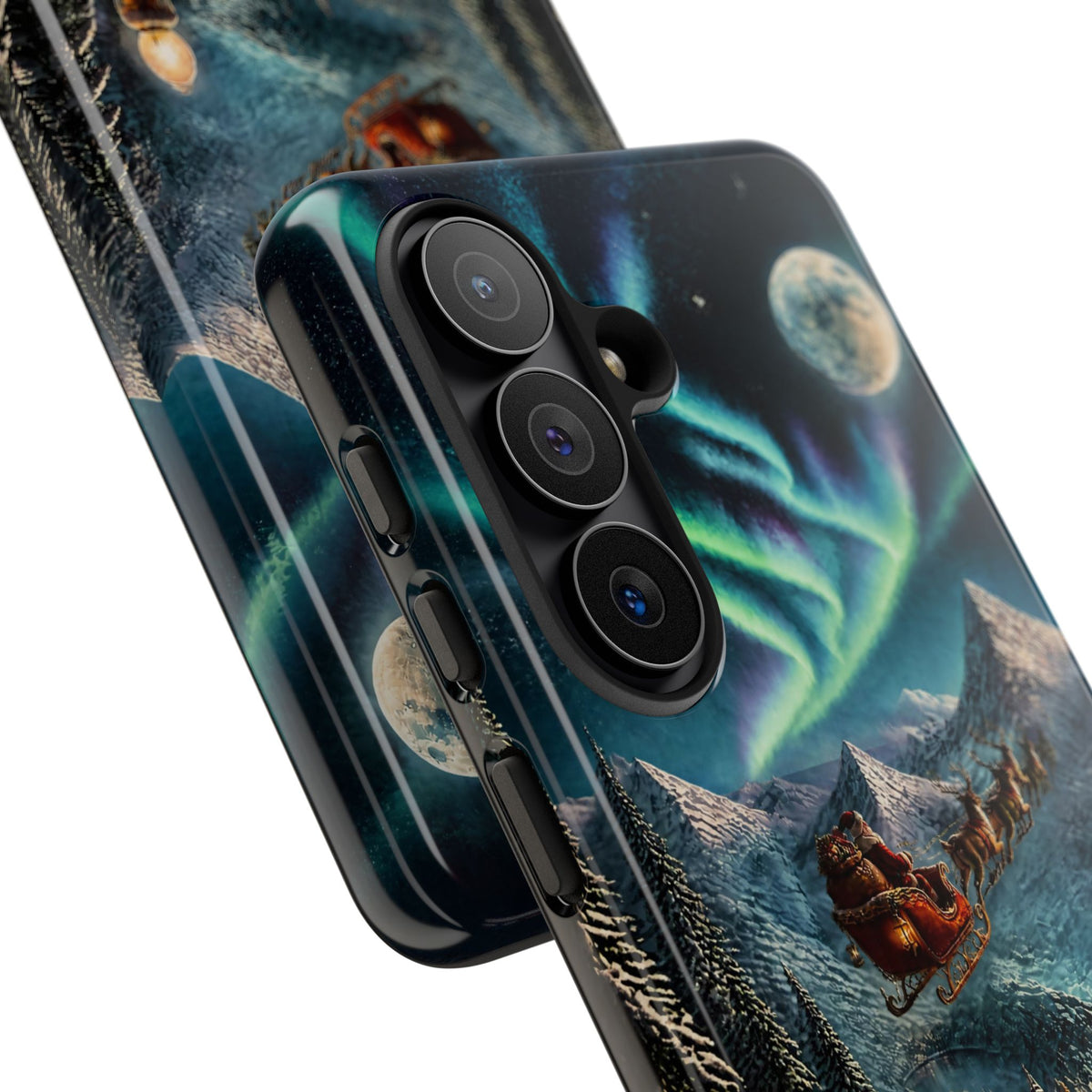 Santa Claus North Pole Adventure: Christmas Themed Phone Case for iPhone, Samsung Galaxy and Google Pixel devices