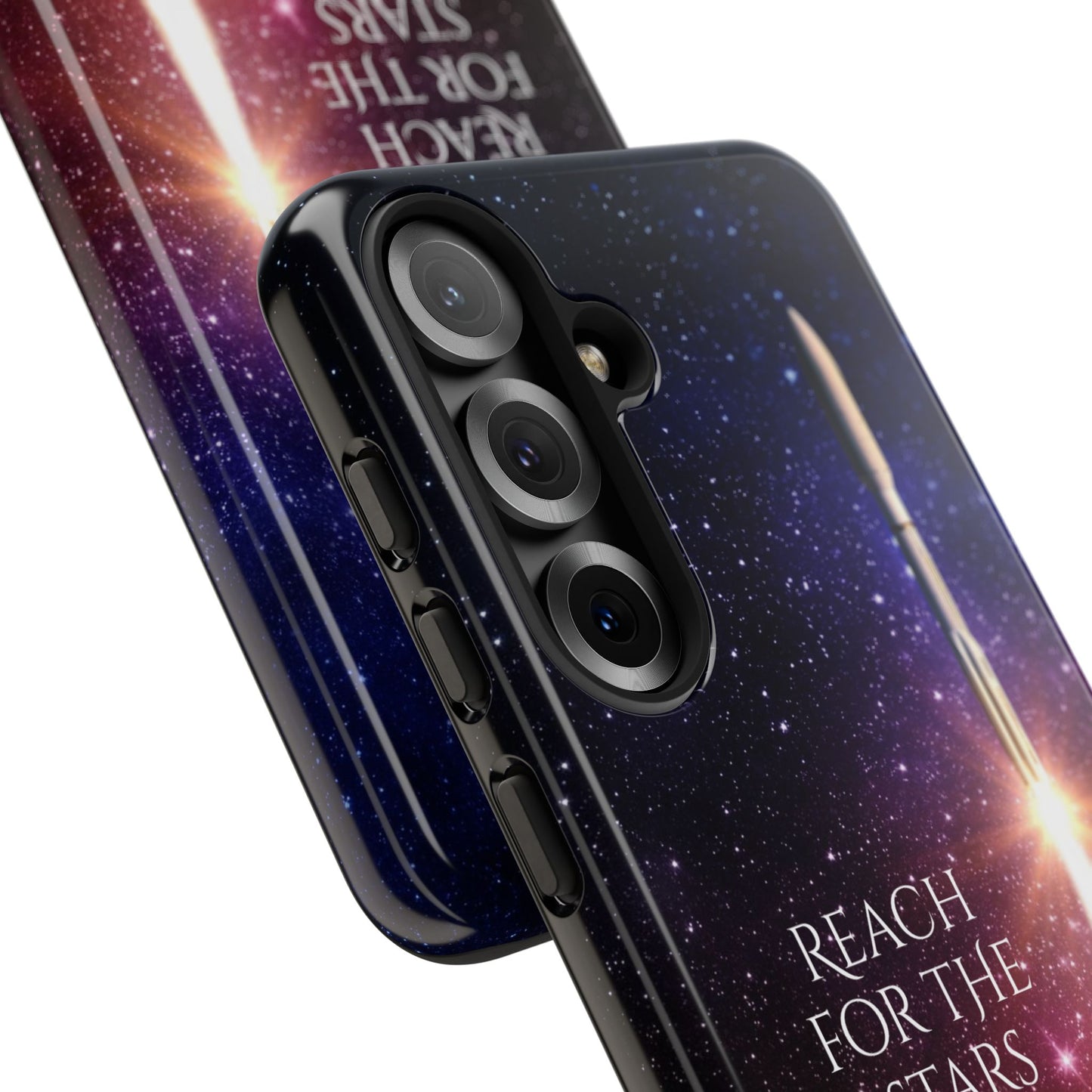 Reach for the Stars: Rocket-illustrated phone case for iPhone, Samsung Galaxy and Pixel devices