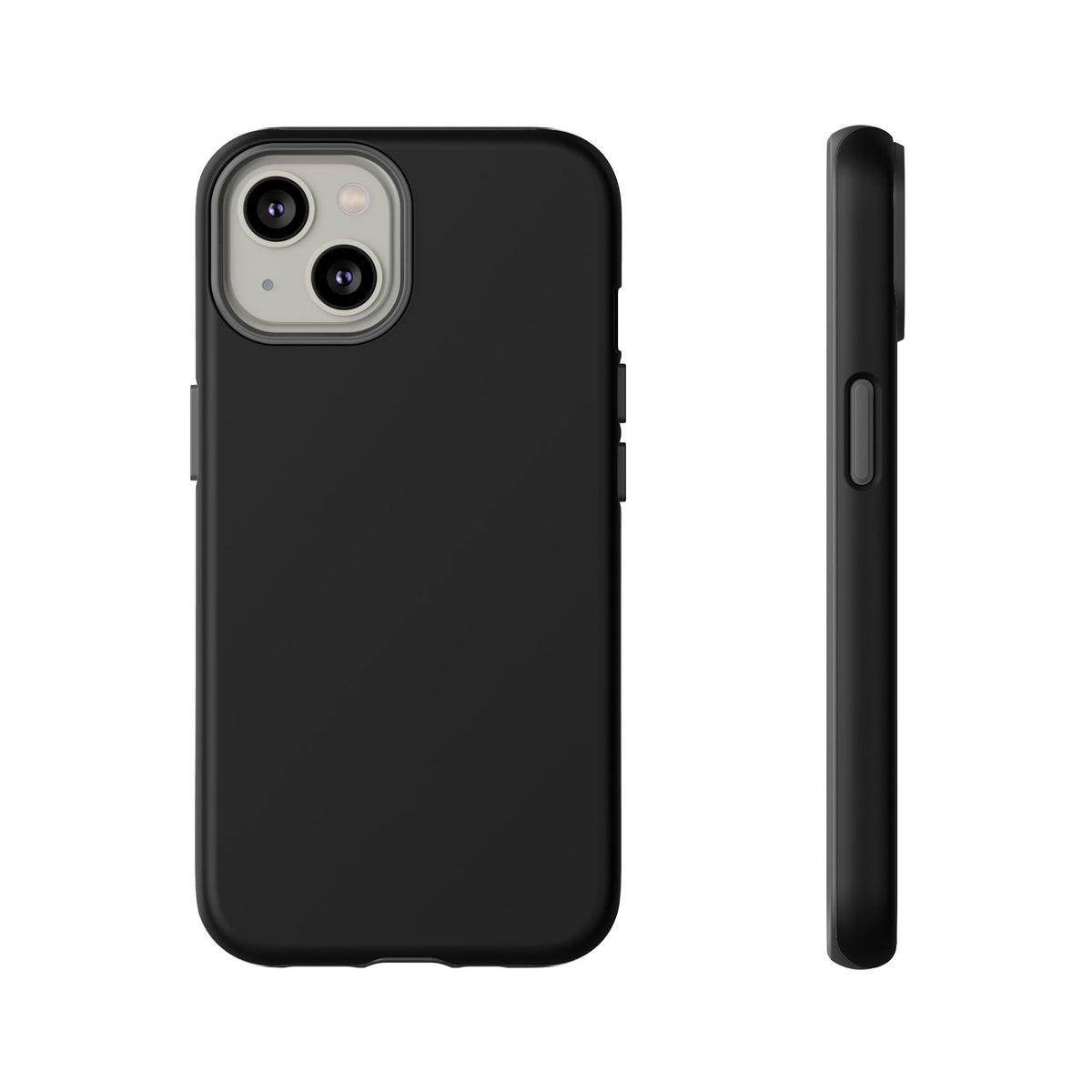 Space Black: Pure black phone case for iPhone, Samsung Galaxy and Google Pixel devices