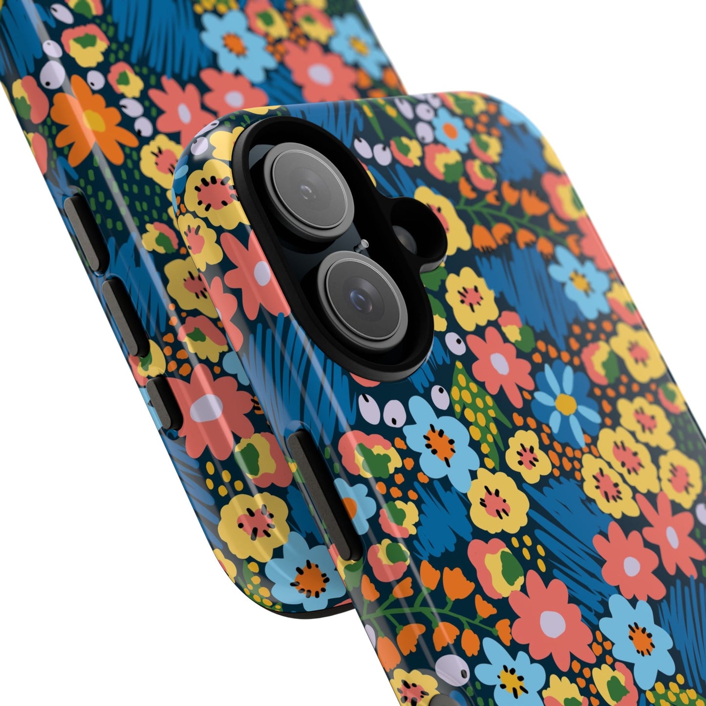 Bloom Burst: Color and Joy Themed Phone Case for iPhone, Samsung Galaxy and Google Pixel devices