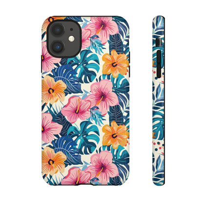 Hibiscus Bloom: Cute Floral Phone Case for iPhone, Samsung and Google Pixel