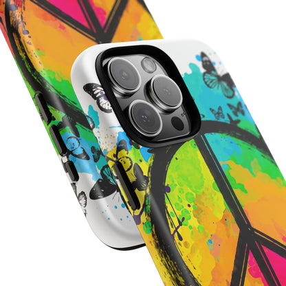 Peace Bloom: Inspiring Phone Case for iPhone and Samsung Galaxy