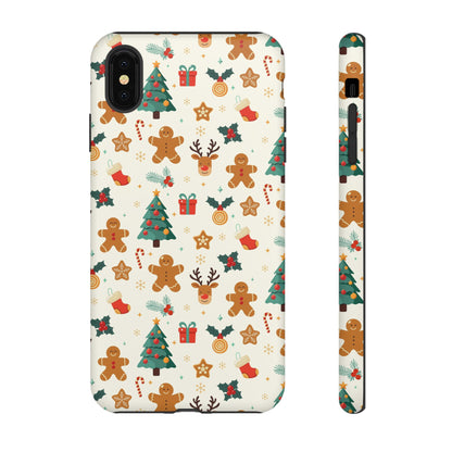 Gingerbread Holidays: Xmas-themed phone case for iPhone, Samsung and Google Pixel