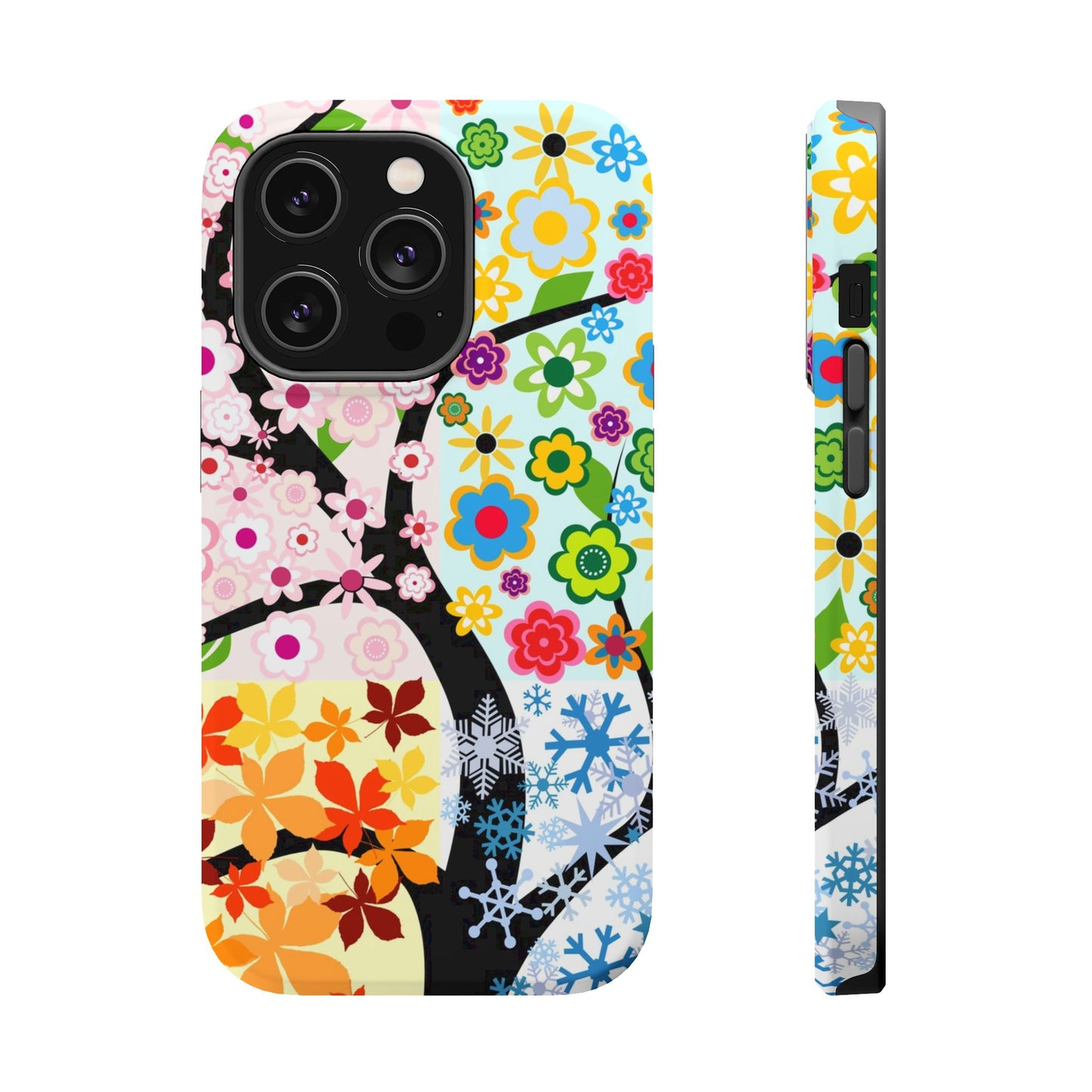 Four Seasons (MagSafe version): Fall, Winter, Spring and Summer inspired phone case for iPhone