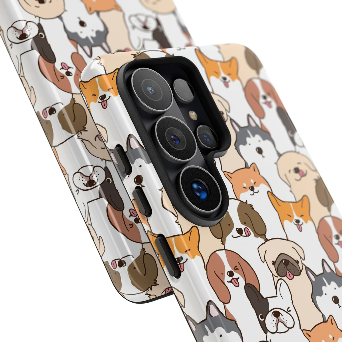Cute Dogs Charm Phone Case for iPhone, Samsung Galaxy and Google Pixel devices