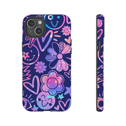 Live Inspired: Purple Tough Case for iPhone, Samsung Galaxy and Google Pixel devices