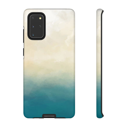 海と砂のグラデーションケース：iPhone、Galaxy、Google Pixelデバイス用ビーチ風スマホケース