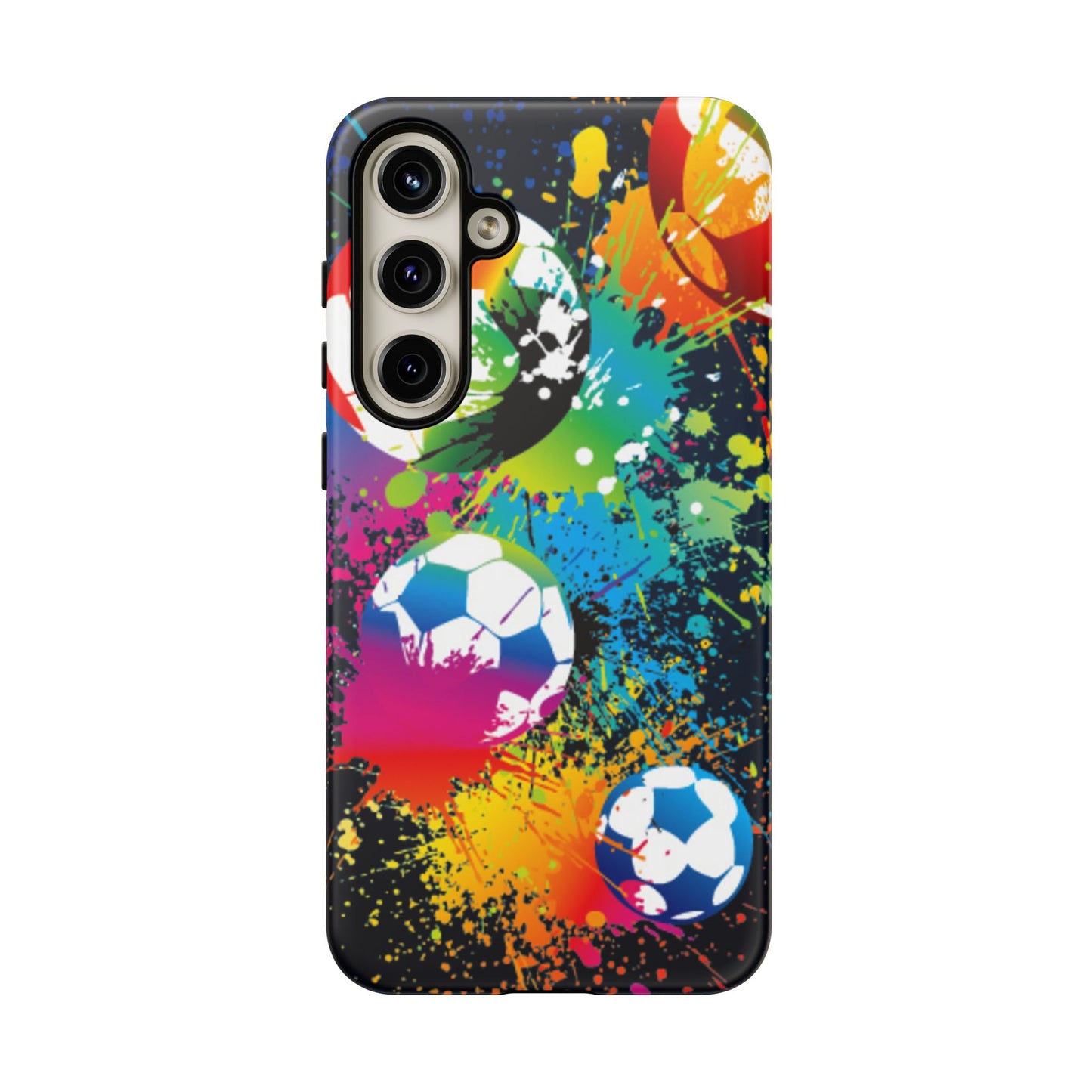 Footballer's Phone Case: Vibrant Case for iPhone, Samsung Galaxy and Google Pixel devices